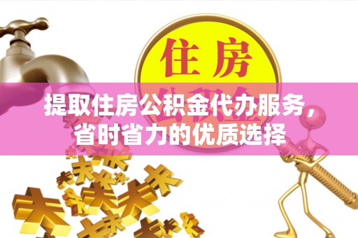赤坎提取住房公积金代办服务，省时省力的优质选择