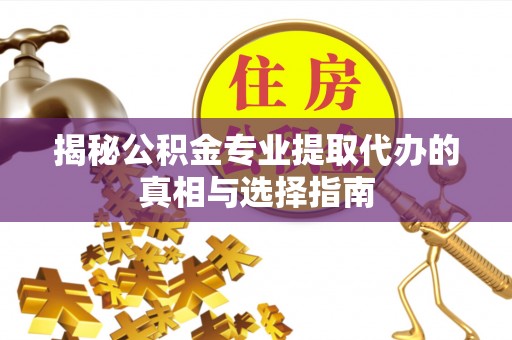 赤坎揭秘公积金专业提取代办的真相与选择指南