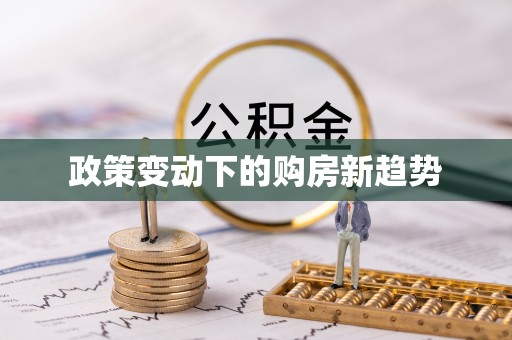 赤坎政策变动下的购房新趋势
