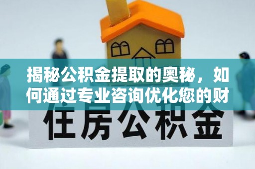 赤坎揭秘公积金提取的奥秘，如何通过专业咨询优化您的财务规划