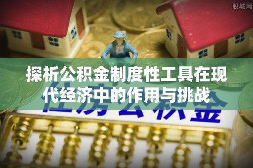 赤坎探析公积金制度性工具在现代经济中的作用与挑战
