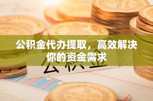 赤坎公积金代办提取，高效解决你的资金需求