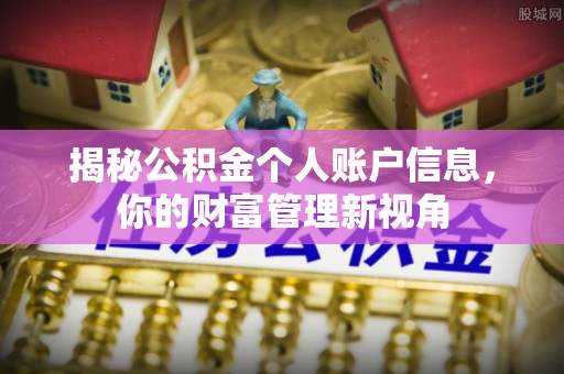 赤坎揭秘公积金个人账户信息，你的财富管理新视角