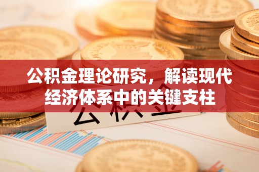 赤坎公积金理论研究，解读现代经济体系中的关键支柱